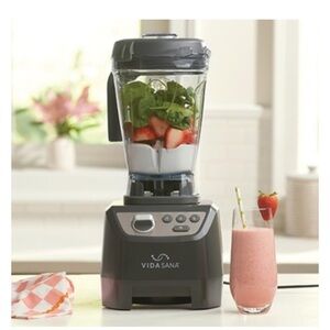 Princess House Vida Sana Blender - Black and Silver